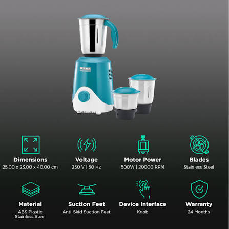 Usha USHA MIXER GRINDER 500W
